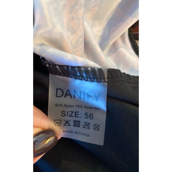 Danify Womens Swimsuit One piece  Size “56” ? Size  20 Modest Wide Straps Chic - Picture 9 of 12